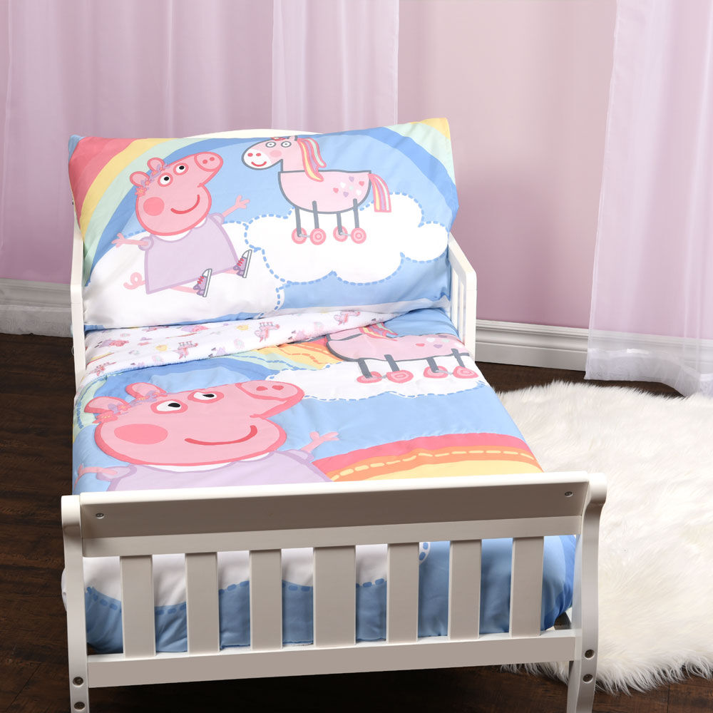 peppa pig crib set