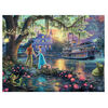 Casse-tête de 750 pièces -  La princesse et la grenouille - Thomas Kinkade Studios - Édition anglaise