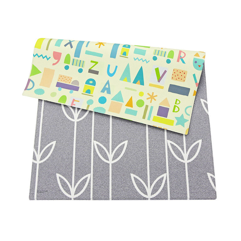 Tapis de Jeu BabyCare - Pétale de Mer Gris - Petit