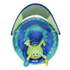 SwimWays Baby Spring Float Activity Center with Canopy - Inflatable Float for Children with Interactive Toys and UPF Sun Protection - Blue/Green Octopus