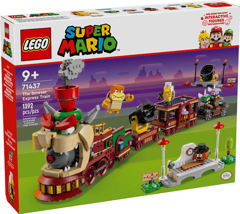 LEGO Super Mario The Bowser Express Train Toy Playset, Nintendo Birthday Gift for Kids, Mario Toys, 71437