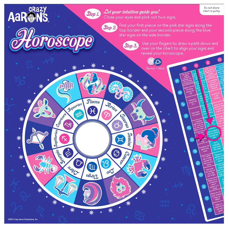 Crazy Aarons Putty 4" Tin-Horoscope - English Edition