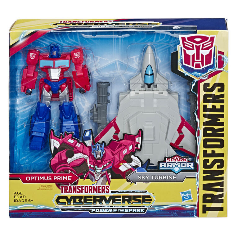 Transformers Cyberverse Spark Armor Optimus Prime Action Figure Toys