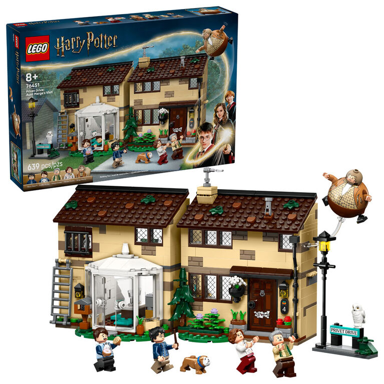 LEGO Harry Potter Privet Drive: Aunt Marge's Visit Kids Toy for Boys & Girls, Ages 8+ - 76451 LEGO Harry Potter Privet Drive: Aunt Marge's Visit Kids Toy for Boys & Girls, Ages 8+ - 76451
