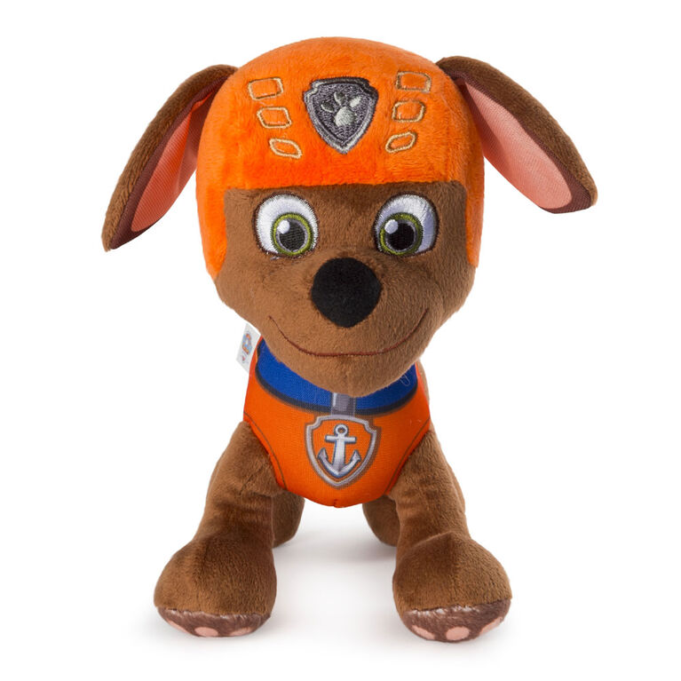 PAW Patrol - 8" Zuma Plush Toy, Standing Plush with Stitched Detailing
