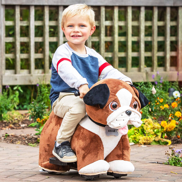 Huffy Auggie - 6V Dog Ride-On Plush Toy