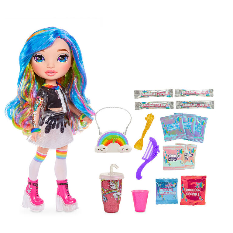 Poupée Rainbow High Rainbow Surprise de 14 pouces - poupée Rainbow Dream  avec gelée à fabriquer pour vêtements