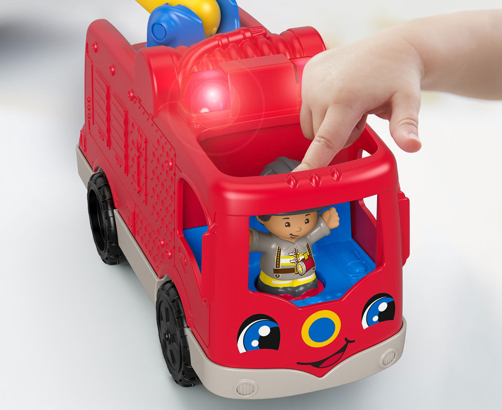 porteur fisher price pompier