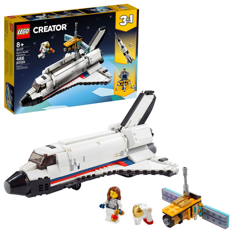 LEGO Creator Space Shuttle Adventure 31117 (486 pieces)