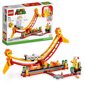 LEGO Super Mario Lava Wave Ride Expansion Set 71416 Building Toy Set (218 Pieces)
