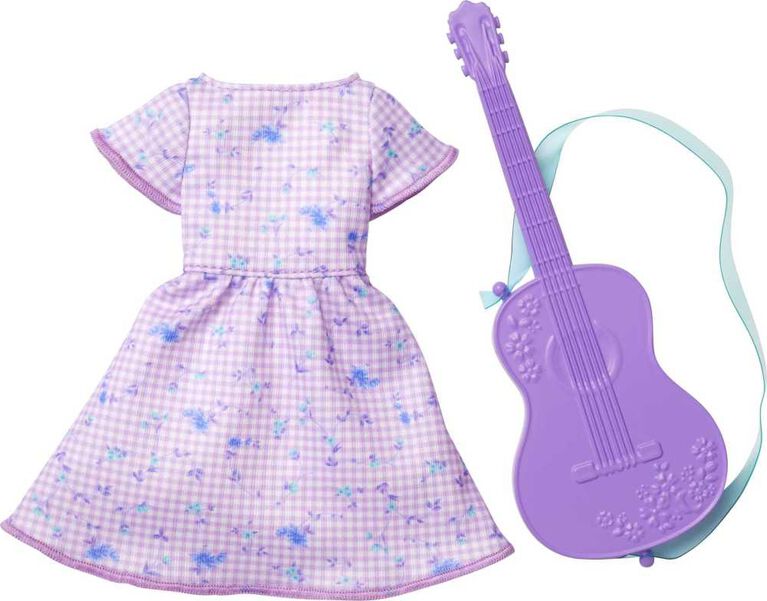 Barbie Fashion Pack, Career Musician Doll Clothes for Barbie Doll with 1 Outfit & 1 Accessory