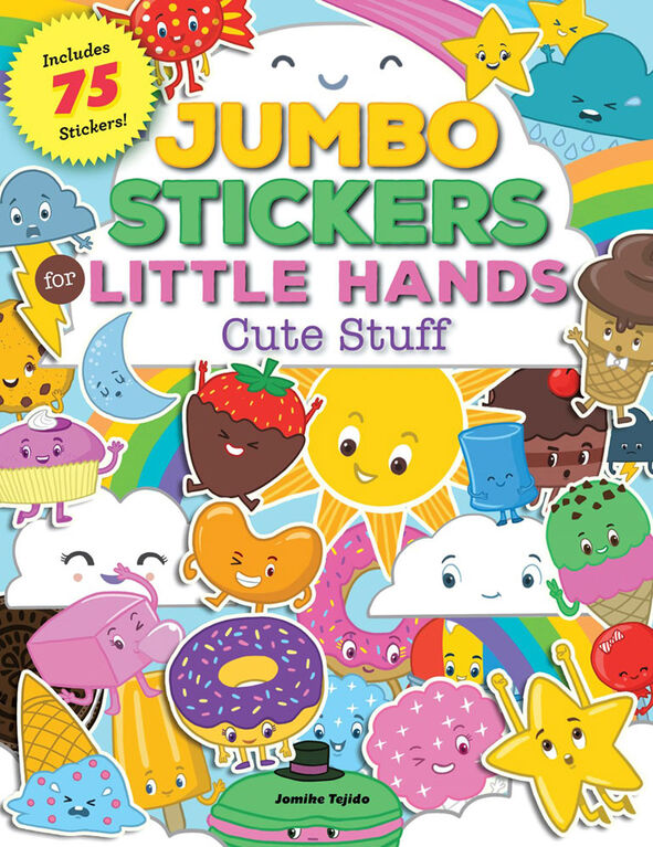 Jumbo Stickers For Lil Hands Cute Stuff English Edition Toys R Us