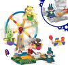 MEGA Pokémon Ferris Wheel Fun Building Toy Kit, with 4 Action Figures (393 Pieces) for Kids