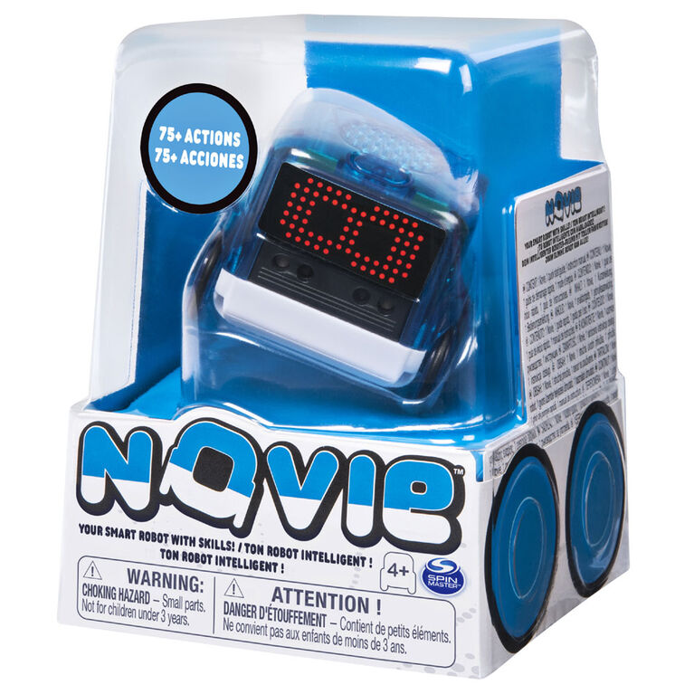 Novie, Interactive Smart Robot with Over 75 Actions and Learns 12 Tricks (Blue)