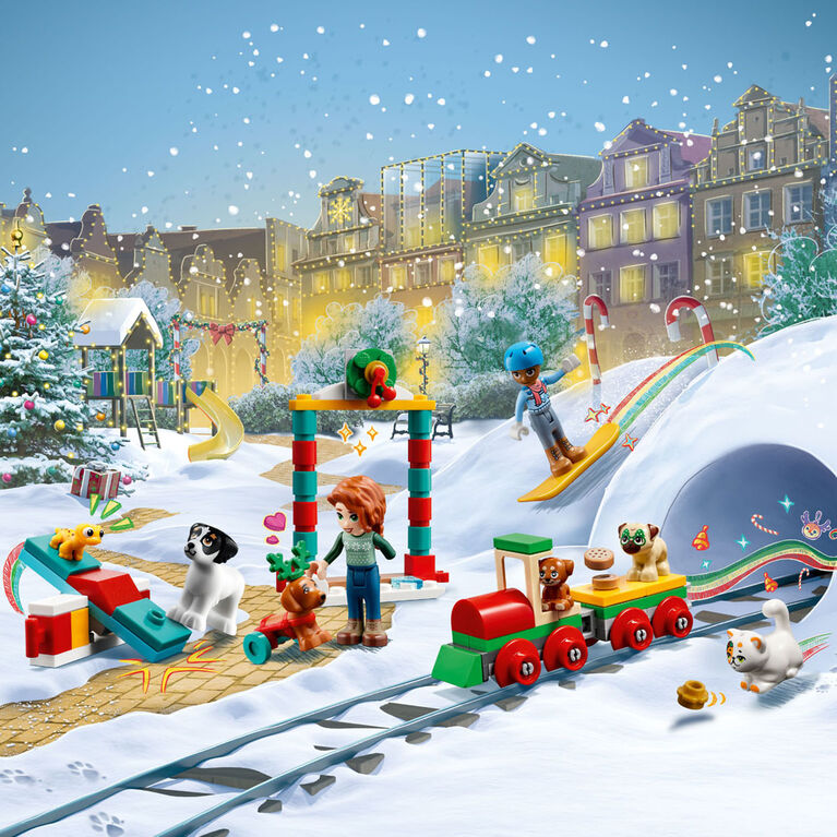 Promo Lego calendrier de l'avent lego friends ou city chez Super U