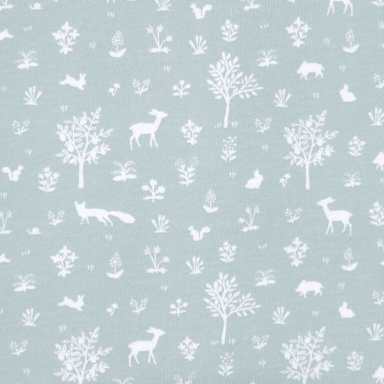 Wearable Blanket Cotton - Sage Woodland Large