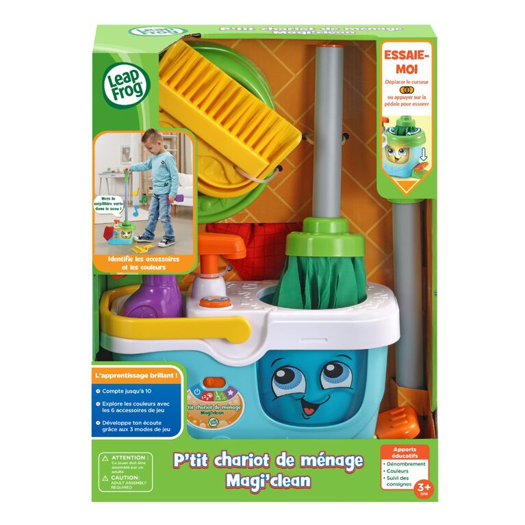 LeapFrog P'tit chariot de ménage Magi'clean - Édition française