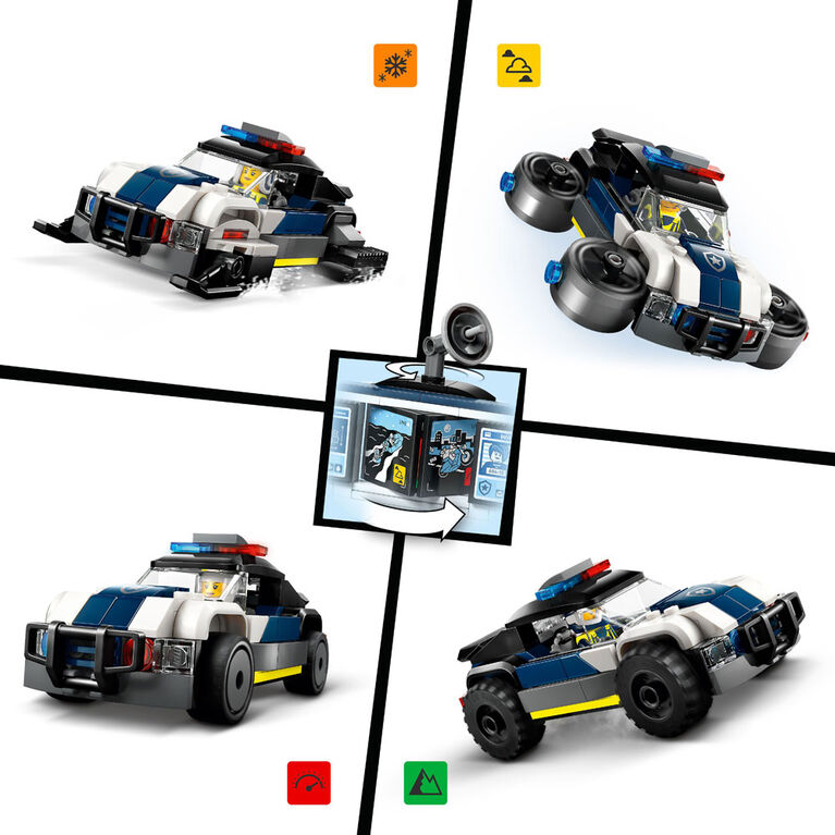 LEGO City Le Garage de Personnalisation de Voitures de Police, Ensemble de Jeu pour Héros de la Vie Réelle de 6 Ans et Plus 60457 LEGO City Le Garage de Personnalisation de Voitures de Police, Ensemble de Jeu pour Héros de la Vie Réelle de 6 Ans et Plus 60457