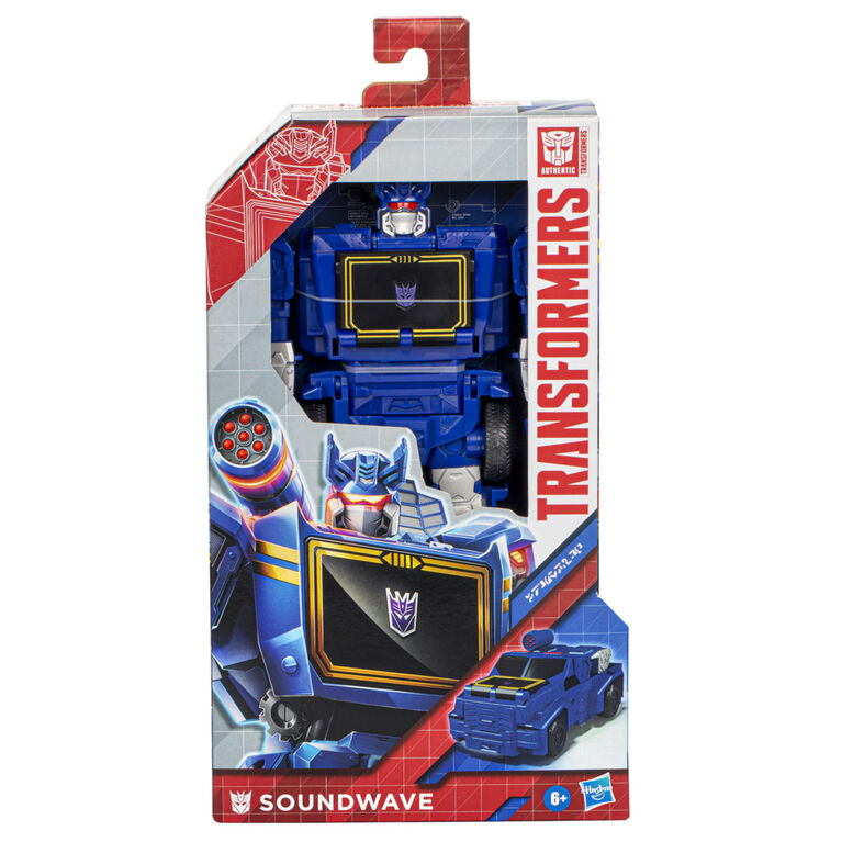 Transformers Toys Authentics Titan Changer Soundwave Action Figure (11 Inch)