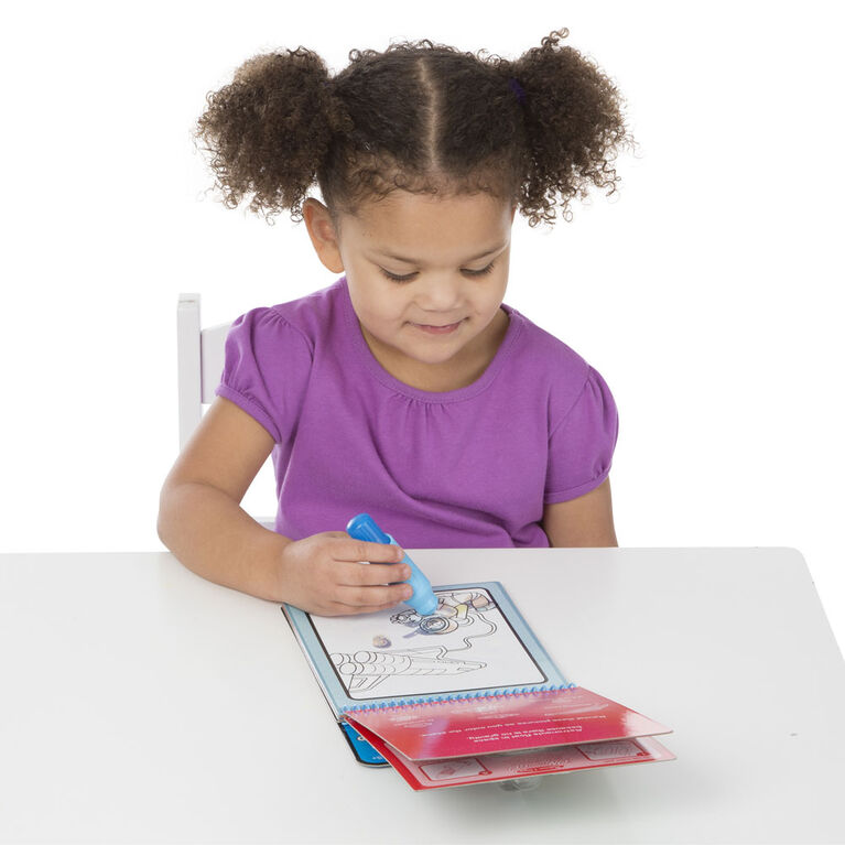 Melissa & Doug On the Go Water Wow! Reusable Water-Reveal Flip Pad - Wacky Animals