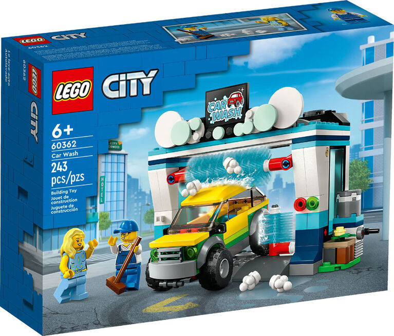 LEGO City Car Wash 60362 Building Toy Set (243 Pieces)