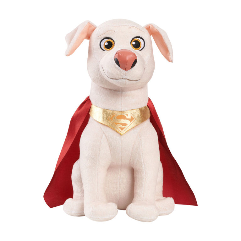 Ensemble de 2 Peluches DC Super Pets SUPERMAN et KRYPTO de 30 cm (12 pouces), Film Krypto et les Super-Animaux - Notre exclusivité