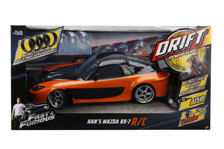 Fast & Furious 1:10 Drift Rc 1993 Mazda Rx-7