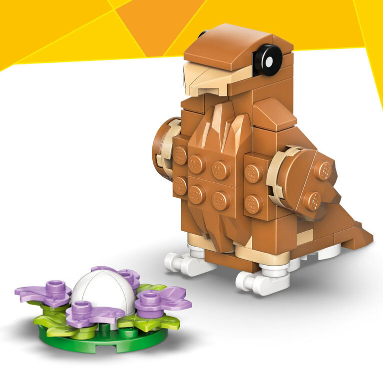 LEGO Creator 3 in 1 Cute Hamster with a Flower Building Toy for Girls & Boys, Ages 7+ - 31376