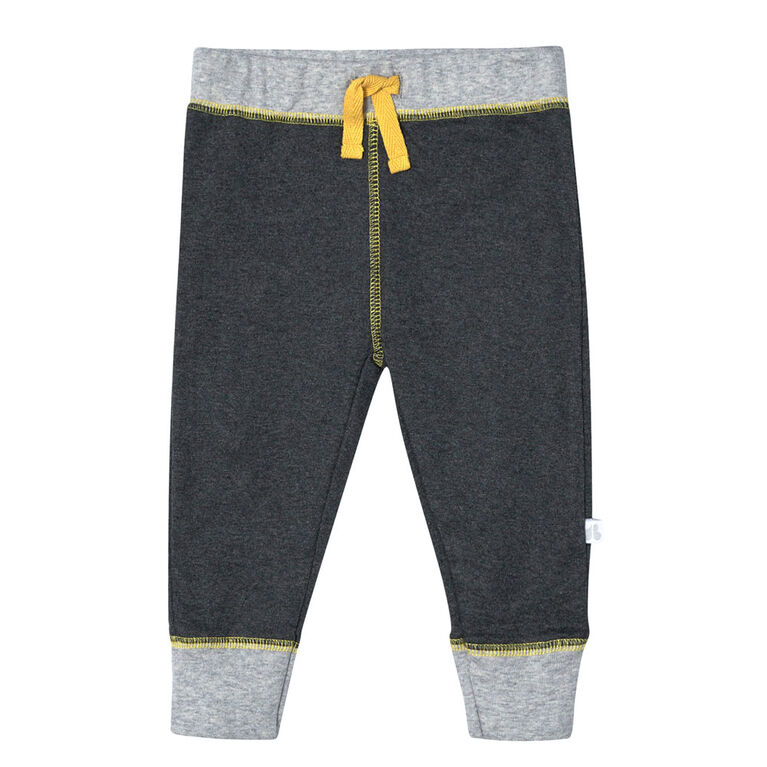 Lot de deux pièces : pantalon et maillot biologiques Onesies à manches longues pour nouveau-né garçon – Petit Lion 0-3 mois