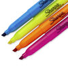Surligneurs de poche Sharpie, pointe biseautée fine, couleurs assorties, 4 unités