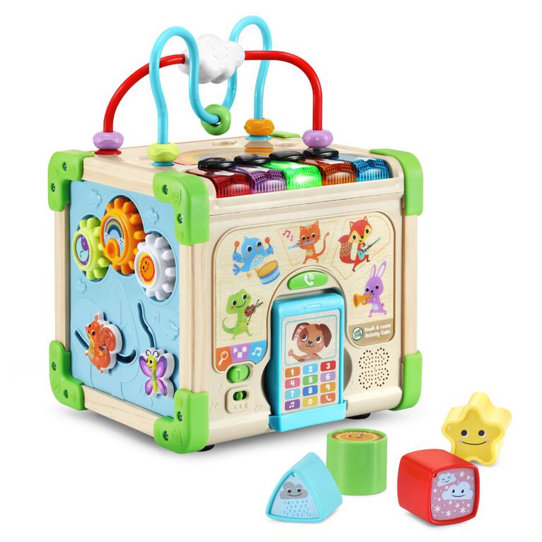 LeapFrog Touch and Learn Wooden Activity Cube - TRU Exclusive - English Edition