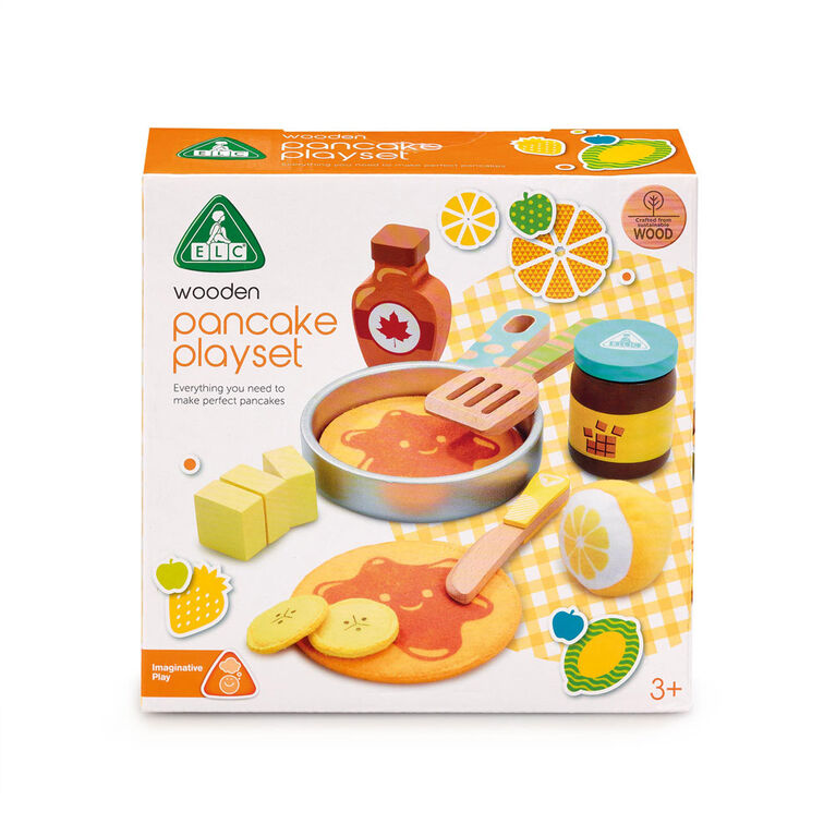 Early Learning Centre Wooden Pancake Playset - Édition anglaise - Notre exclusivité