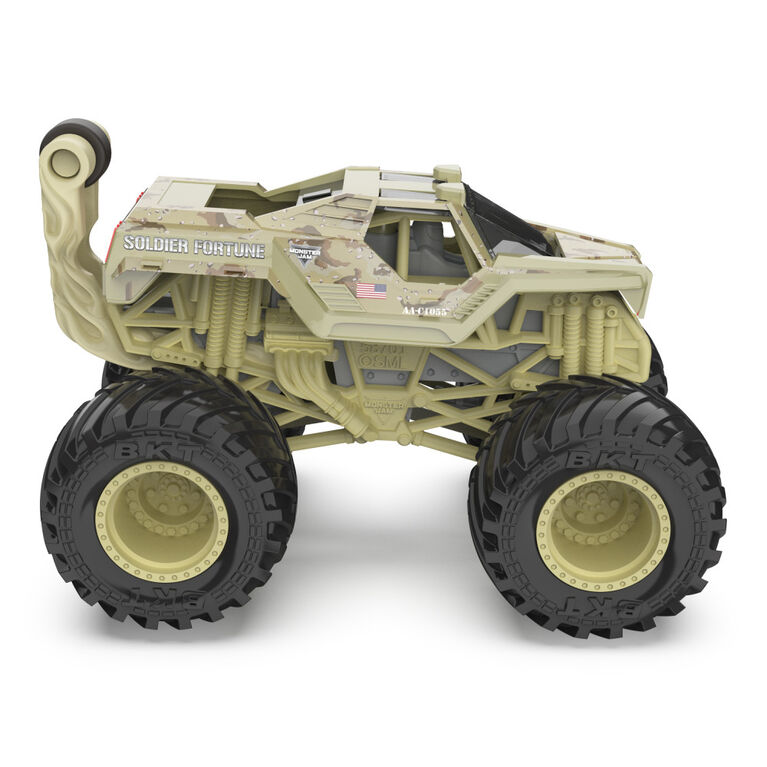 Monster Jam, Official Soldier Fortune Monster Truck, Die-Cast Vehicle, Legacy Trucks Series, 1:64 Scale