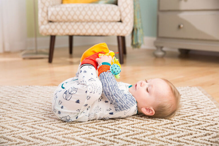 Lamaze Gardenbug Foot Finder and Wrist Rattle Set