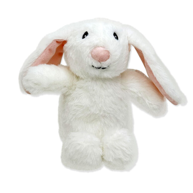 Jesse & Lulu Fleece Blanket with Pink Bunny Toy