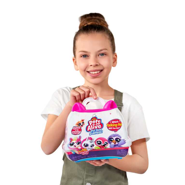 Pets Alive Pet Shop Surprise - Surprise Interactive Toy Pets with Electronic Speak and Repeat