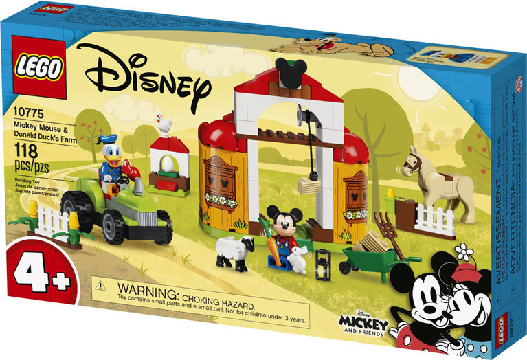 LEGO Mickey and Friends Mickey Mouse and Donald Duck's Farm 10775 (118 pieces)