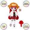 Na Na Na Surprise Teens Fashion Doll - Samantha Smartie, 11" Soft Fabric Doll, Owl Inspired