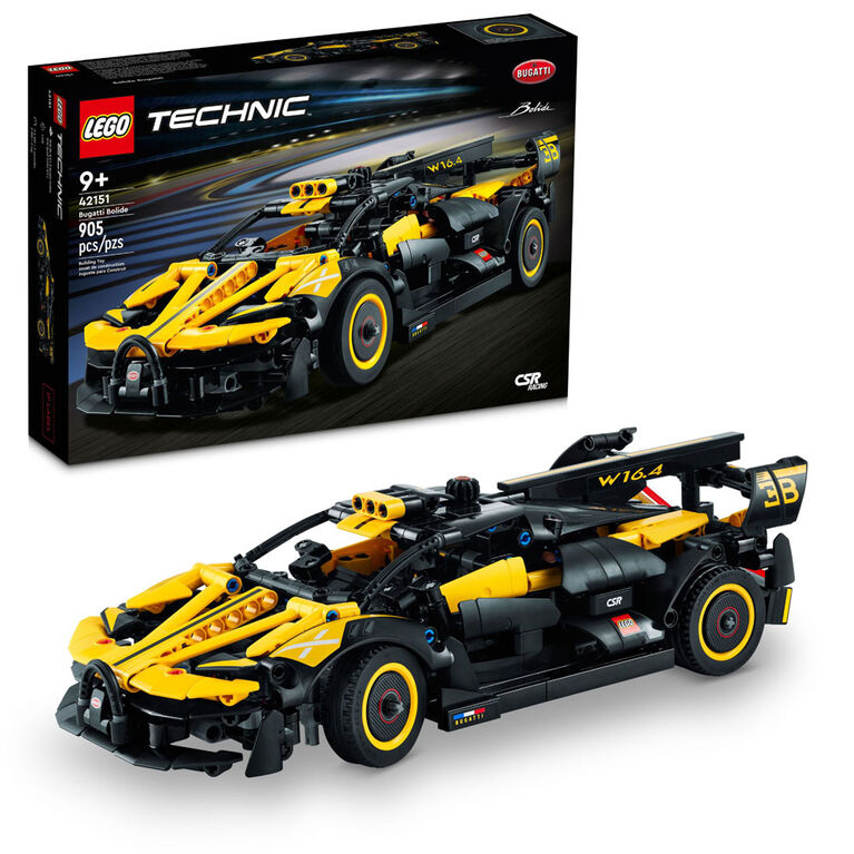 LEGO Technic Bolide Bugatti; kit de construction 9+ de voiture sport et de mini moteur 42151