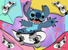 Children's Puzzle Disney Stitch - 12 + 16 + 20 + 24 Pieces Puzzle