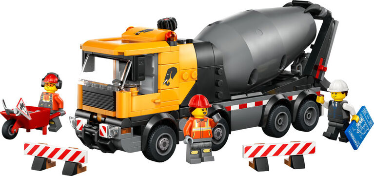 LEGO City Cement Mixer Truck Building Toy for Boys & Girls - Kids Construction Set, Ages 7+ - 60478