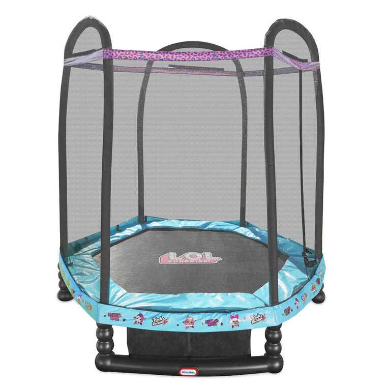 L.O.L. Surprise! 7 ft Enclosed Trampoline with Safety Net