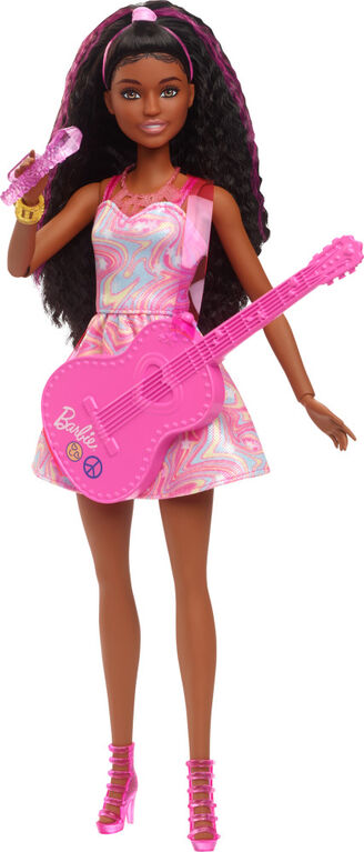Barbie 65th Anniversary Careers Pop Star Doll & 10 Accessories Including Stage with Movement Feature