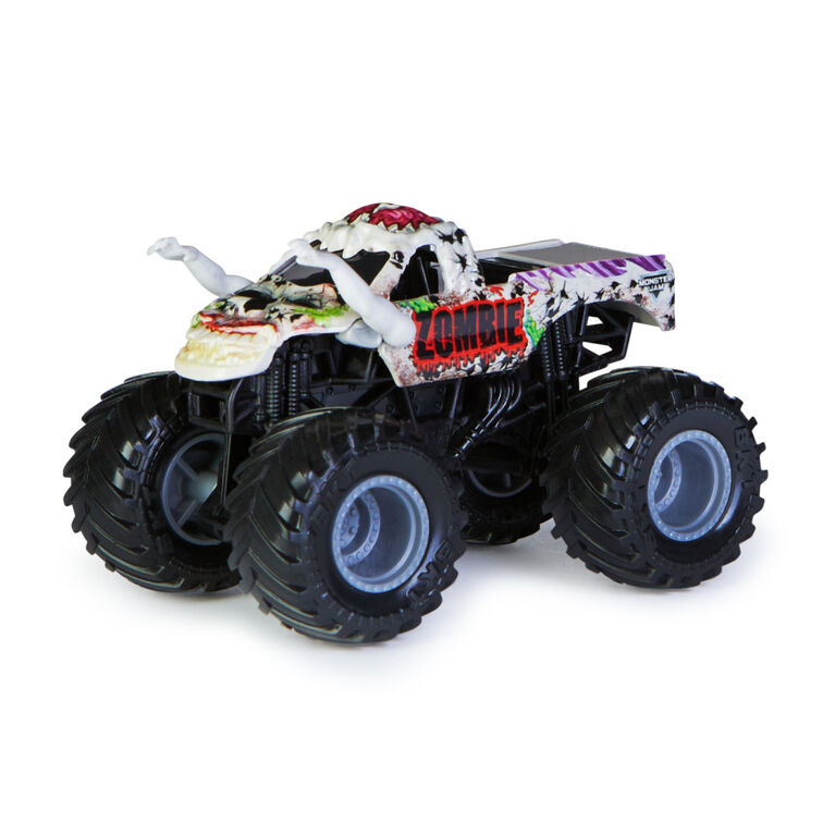 Monster Jam, Official Zombie Monster Truck, Die-Cast Vehicle, World Finals Series, 1:64 Scale