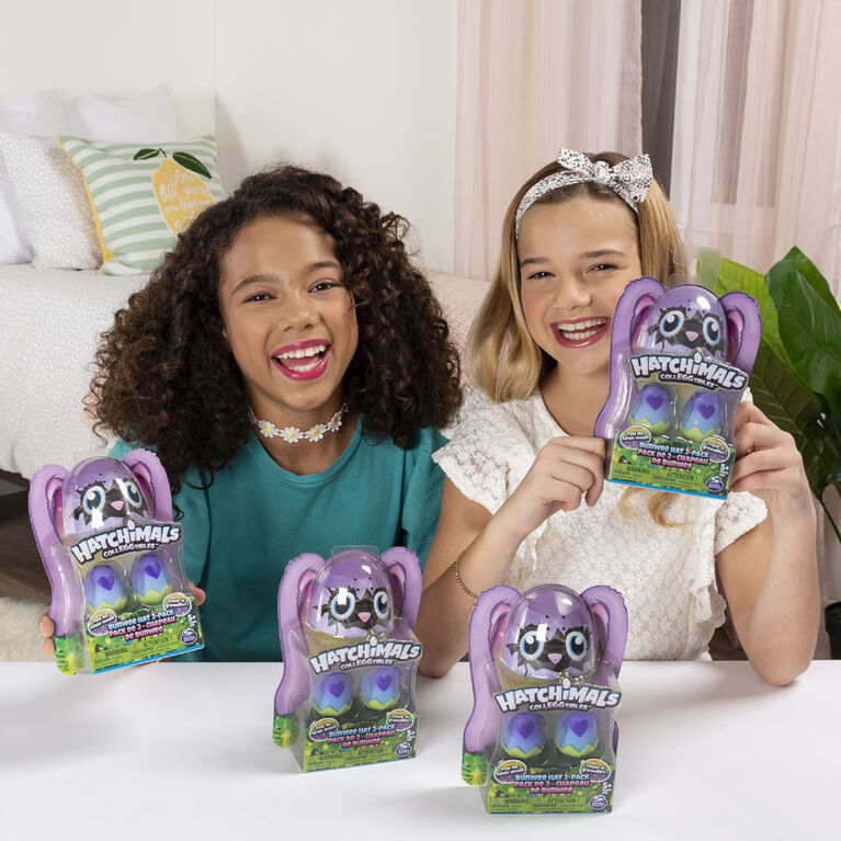 Hatchimals CollEGGtibles, Bunwee Hat 2 Pack with Season 5 Hatchimals (Styles May Vary)