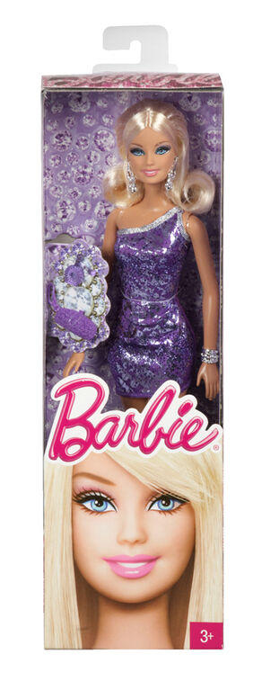 Barbie - Glitz Doll - Purple Dress