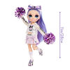 Rainbow High Cheer Violet Willow - Purple Fashion Doll with Pom Poms