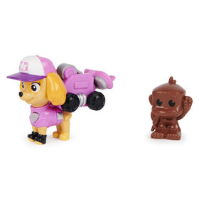 PAW Patrol, Big Truck Pups Skye Action Figure with Clip-on Rescue Drone, Command Center Pod and Animal Friend