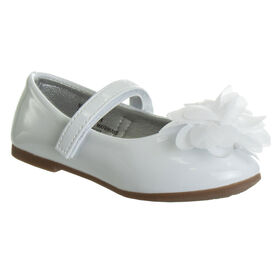 Ballerines Blanches Vernies