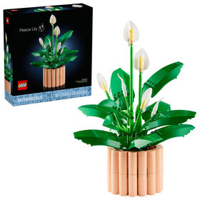 LEGO Botanicals Peace Lily Flower Building Set for Adults, Ages 18+ - Office & Room Decor - 11504